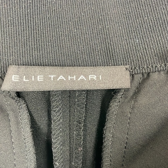 Elie Tahari Womens XS Jogger Pants 2 Pocket Pleated Elastic Waist Lightweight - Picture 9 of 9